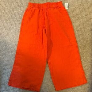 Old Navy Women’s Bright Orange Muslin Casual Pants